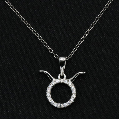 Zodiac Sign Taurus Necklace - 925 Silver