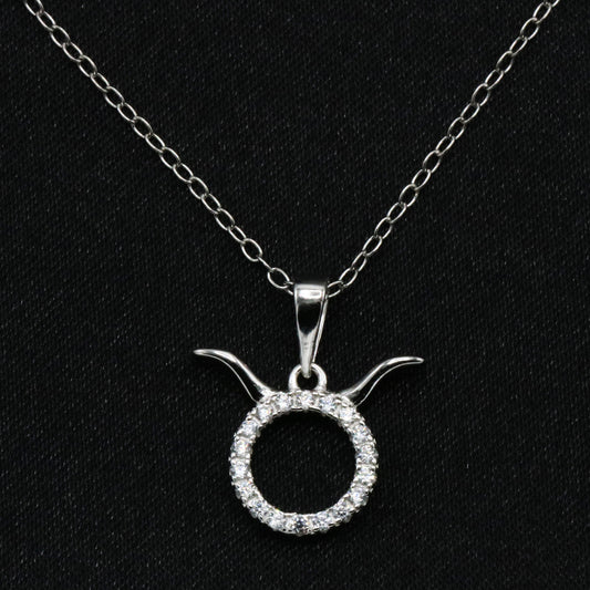 Zodiac Sign Taurus Necklace - 925 Silver