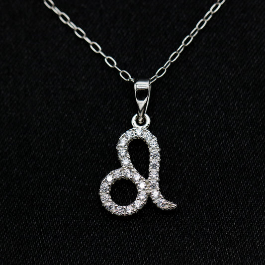 Zodiac Sign Leo Necklace - 925 Silver