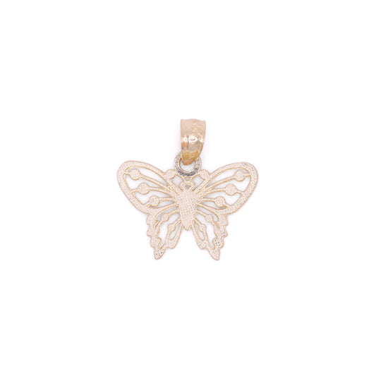 Small Butterfly Pendant - 10k Gold