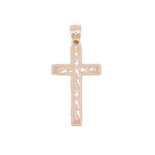 Crucifix Cross Pendant - 10k Gold