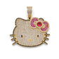Icy Kitty Pendant - Gold