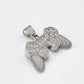Game Controller pendant - White Gold