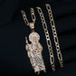 San Judas Pendant - Real 14k Gold