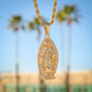 Lady of Guadalupe Pendant - Gold