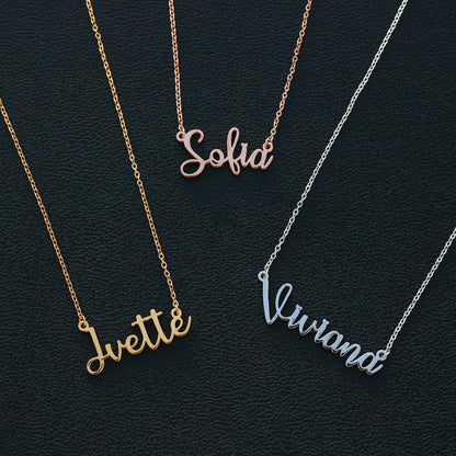 Women's Custom Name Letter Necklace