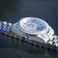 Fully Iced Huerta Moissanite Watch - Premium 316L Stainless