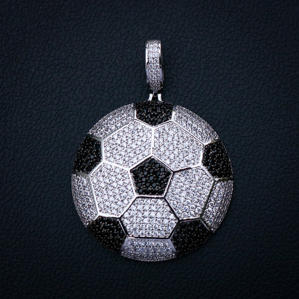 Buy Personalized Sterling Silver Soccer Ball Charm Necklace 925 Sterling  Silver Engraved With Jersey Number 18 Chain Online in India - Etsy